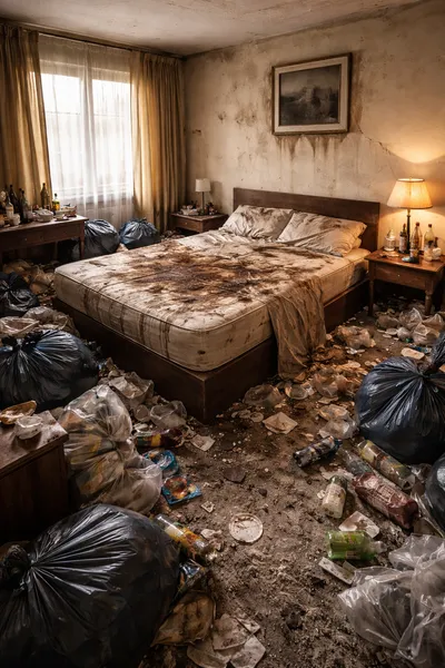 Antes: Apartamento após Falecimento