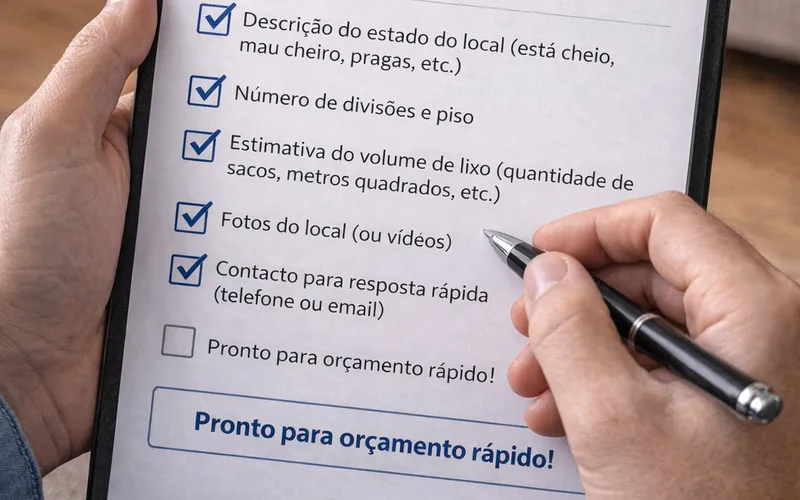 Que Informações Enviar para Receber um Orçamento Mais Rápido